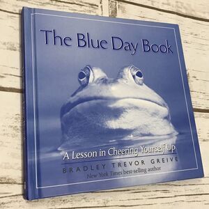 The Blue Book Bradley Trevor Greive A Lesson‎ in Cheering Yourself Up Book